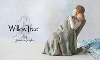 THE QUILT FIGURE SCULPTURE HAND PAINTING WILLOW TREE BY SUSAN LORDI