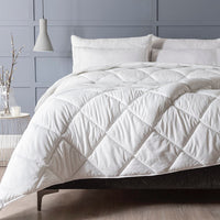 DIAMOND WHITE SOLID COLOR DUVET COMFORTER EXTRA THICK 1 PCS QUEEN SIZE