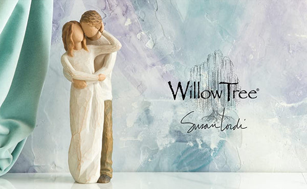 TOGETHER FIGURE SCULPTURE HAND PAINTING WILLOW TREE BY SUSAN LORDI