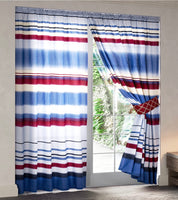 CHICAGO GEOMETRIC DECORATIVE CURTAINS WINDOWS PANELS SET