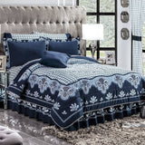 ANDALUSIA REVERSIBLE COMFORTER SET 9 PCS QUEEN SIZE