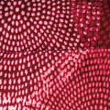 CIRCLES BURGUNDY BLANKET WITH SHERPA SOFTY THICK AND WARM 4 PCS QUEEN SIZE