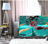 FORTNITE BATTLE BUS EPIC GAME ORIGINAL LICENSED PLUSH BLANKET SOFTY WARM TWIN SIZE (60”x80”)