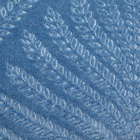 HAWAI BLUE COLOR EMBOSSED BLANKET WITH SHERPA SOFTY THICK AND WARM CALIFORNIA KING SIZE