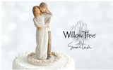 TOGETHER CAKE TOPPER FIGURE SCULPTURE HAND PAINTING WILLOW TREE BY SUSAN LORDI