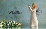 ANGEL OF FREEDOM FIGURE SCULPTURE HAND PAINTING WILLOW TREE BY SUSAN LORDI