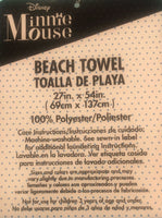MINNIE MOUSE MERMAID DISNEY ORIGINAL LICENSED BEACH TOWEL SUPER  SOFT (27”x54”)