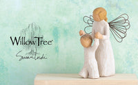 GUARDIAN ANGEL FIGURE SCULPTURE HAND PAINTING WILLOW TREE BY SUSAN LORDI