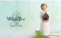 MI CASA FIGURE SCULPTURE HAND PAINTING WILLOW TREE BY SUSAN LORDI