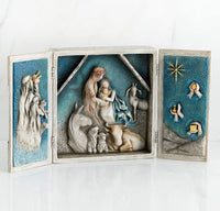 STARRY NIGHT NATIVITY TRIPTYCH SIGNATURE COLLECTION FIGURE SCULPTURE HAND PAINTING WILLOW TREE BY SUSAN LORDI