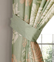 OASIS FLOWERS DECORATIVE CURTAINS WINDOWS PANELS SET