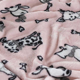 PINK PETS THROW VERY SOFT AND WARM