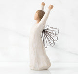 COURAGE ANGEL FIGURE SCULPTURE HAND PAINTING WILLOW TREE BY SUSAN LORDI