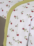 PENELOPE FLOWERS DECORATIVE SHEET SET 4 PCS KING SIZE MADE IN MEXICO