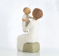 GRANDMOTHER FIGURE SCULPTURE HAND PAINTING WILLOW TREE BY SUSAN LORDI