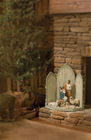 SANCTUARY FOR THE CHRISTMAS STORY FIGURE SCULPTURE HAND PAINTING WILLOW TREE BY SUSAN LORDI