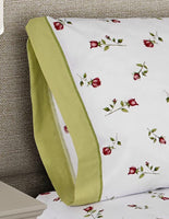 PENELOPE FLOWERS DECORATIVE SHEET SET 4 PCS KING SIZE MADE IN MEXICO