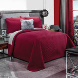 CARMESI EMBROIDERED PLATINUM REVERSIBLE COMFORTER SET 4 PCS KING SIZE 100% MICROFIBER