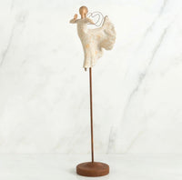ANGEL SONG OF JOY FIGURE SCULPTURE HAND PAINTING WILLOW TREE BY SUSAN LORDI