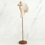 ANGEL SONG OF JOY FIGURE SCULPTURE HAND PAINTING WILLOW TREE BY SUSAN LORDI