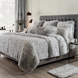 BARROW GRAY COLOR SHAGGY BLANKET WITH SHERPA SOFTY THICK AND WARM CALIFORNIA KING SIZE
