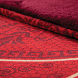 ESCARLATA VINTAGE BLANKET WITH SHERPA SOFTY THICK AND WARM 9 PCS KING SIZE