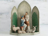 GENTLE ANIMALS OF THE STABLE FOR THE CHRISTMAS STORY  FIGURE SCULPTURE HAND PAINTING WILLOW TREE BY SUSAN LORDI