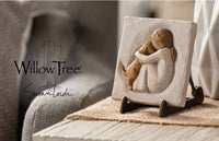TRUE PLAQUE FIGURE SCULPTURE HAND PAINTING WILLOW TREE BY SUSAN LORDI