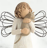 WITH AFFECTION ANGEL FIGURE SCULPTURE HAND PAINTING WILLOW TREE BY SUSAN LORDI