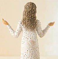 EVERYDAY BLESSINGS SIGNATURE COLLECTION FIGURE SCULPTURE HAND PAINTING WILLOW TREE BY SUSAN LORDI