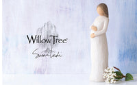 CHERISH FIGURE SCULPTURE HAND PAINTING WILLOW TREE BY SUSAN LORDI