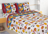 OLYMPIC ATHLETIC SPORTS TEENS KIDS BOYS DECORATIVE SHEET SET 4 PCS FULL SIZE