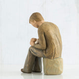 NEW DAD FIGURE SCULPTURE HAND PAINTING WILLOW TREE BY SUSAN LORDI