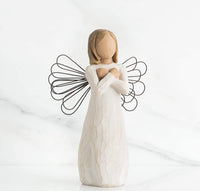 SING FOR LOVE ANGEL FIGURE SCULPTURE HAND PAINTING WILLOW TREE BY SUSAN LORDI