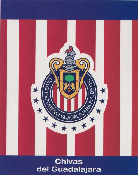 CLUB CHIVAS DE GUADALAJARA MEXICAN SOCCER ORIGINAL LICENSED THROW BLANKET WITH SHERPA (50”x60”)