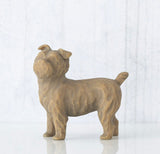 LOVE MY DOG SMALL FIGURE SCULPTURE HAND PAINTING WILLOW TREE BY SUSAN LORDI