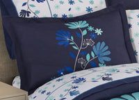 CRISTY FLOWERS DECORATIVE BEDSPREAD COVERLET SET 3 PCS KING SIZE MADE IN MEXICO