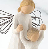 GUARDIAN ANGEL FIGURE SCULPTURE HAND PAINTING WILLOW TREE BY SUSAN LORDI