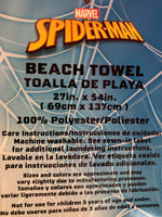 SPIDERMAN ATTACK MARVEL COMICS ORIGINAL LICENSED BEACH TOWEL SUPER (27”x54”)