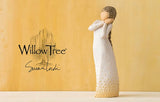 WISHING SIGNATURE COLLECTION FIGURE SCULPTURE HAND PAINTING WILLOW TREE BY SUSAN LORDI
