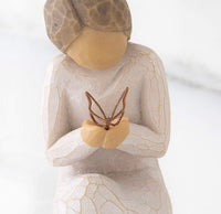 QUIET WONDER FIGURE SCULPTURE HAND PAINTING WILLOW TREE BY SUSAN LORDI