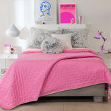 HEARTS GLOWS IN THE DARKNESS SPECIAL FABRIC ULTRA SLIM REVERSIBLE COMFORTER 1 PCS QUEEN SIZE