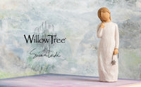 REMEMBER FIGURE SCULPTURE HAND PAINTING WILLOW TREE BY SUSAN LORDI