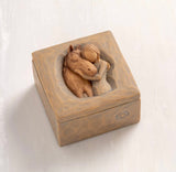 QUIET STRENGTH KEEPSAKE BOX FIGURE SCULPTURE HAND PAINTING WILLOW TREE BY SUSAN LORDI
