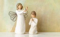 ANGEL OF HOPE FIGURE SCULPTURE HAND PAINTING WILLOW TREE BY SUSAN LORDI