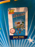 TOY STORY DISNEY-PIXAR ORIGINAL LICENSED BEACH TOWEL SUPER SOFT 27”x54”)