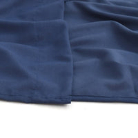 NAVY BLUE SOLID COLOR VIASOFT SHEET SET 4 PCS FULL SIZE 100% MICROFIBER