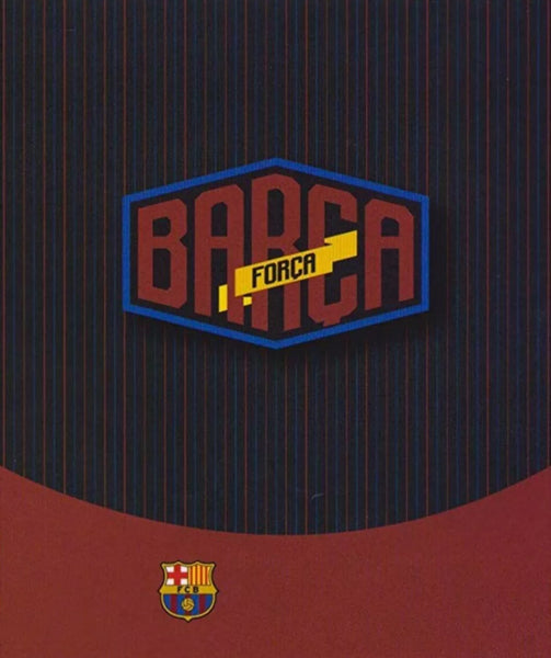 FCB  FORCA BARCA ORIGINAL LICENSED THROW BLANKET WITH SHERPA (50”x60”)