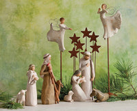 NATIVITY SET 6 PCS FIGURE SCULPTURE HAND PAINTING WILLOW TREE BY SUSAN LORDI