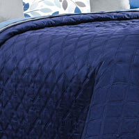 ECLIPSE ULTRA REVERSIBLE COVERLET 1 PCS QUEEN SIZE SEAMLESS QUILTED 100% MICROFIBER